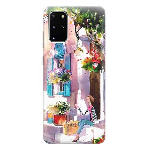 Чехол RE:PA для Samsung Galaxy S20+ с принтом Девочка на цветущей улочке в Билайн