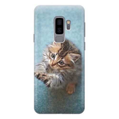 Чехол RE:PA для Samsung Galaxy S9 Plus с принтом Котёнок на голубом в Билайн