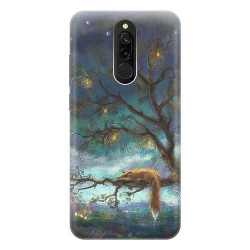 Чехол RE:PA для Xiaomi Redmi 8 с принтом Лиса на дереве в Билайн