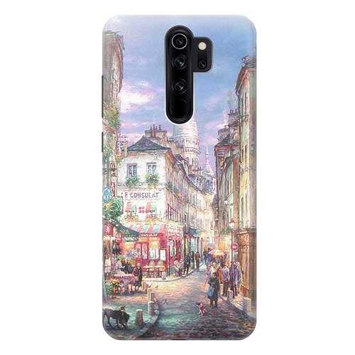 Чехол RE:PA для Xiaomi Redmi Note 8 Pro с принтом Пейзаж Монмартра в Билайн