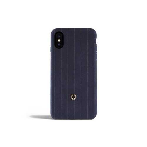 Чехол Revested для iPhone iPhone X, костюмная ткань, синий в Билайн