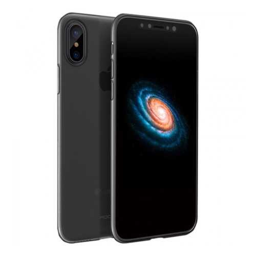 Чехол Rock Naked Shell series для Apple iPhone X Transparent black в Билайн