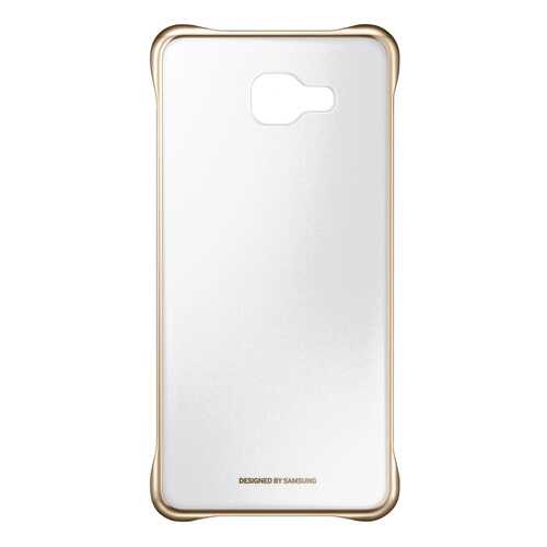 Чехол Samsung Clear Cover для Galaxy A7 2016 Золотой в Билайн