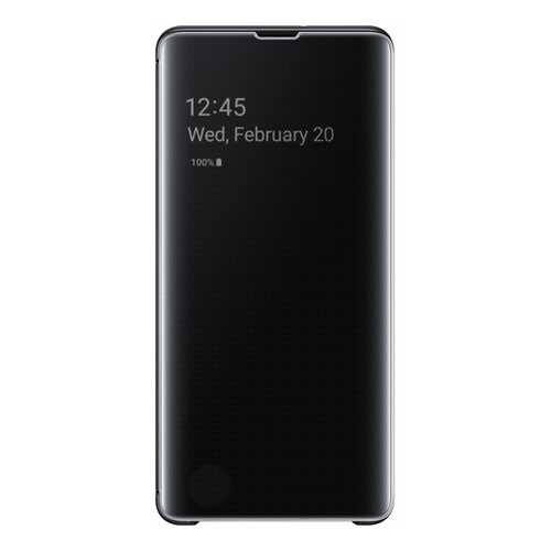 Чехол Samsung Clear View Cover для Galaxy S10 Plus Black в Билайн