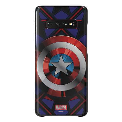 Чехол Samsung для S10+ Captain America Blue/Red/White в Билайн