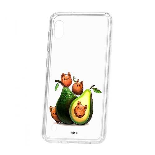 Чехол Samsung Galaxy A10 2019 Kruche Print Авокотики в Билайн