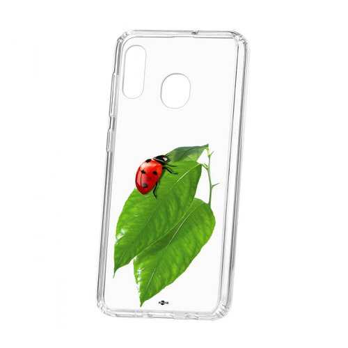 Чехол Samsung Galaxy A20 2019 Kruche Print Ladybug в Билайн