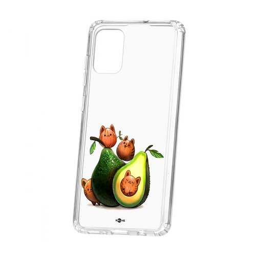 Чехол Samsung Galaxy A71 Kruche Print Авокотики в Билайн