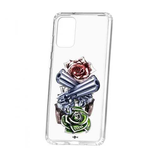 Чехол Samsung Galaxy S20 Plus Kruche Print Карты деньги 2 ствола в Билайн