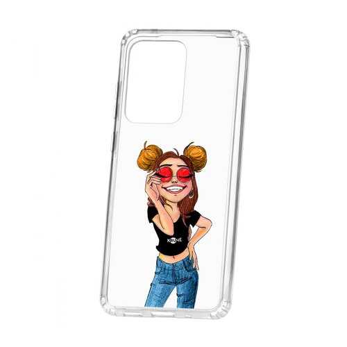 Чехол Samsung Galaxy S20 Ultra Kruche Print Smiling в Билайн