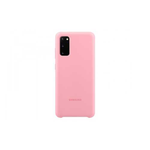 Чехол Samsung Silicone Cover X1 для Galaxy S20 Pink в Билайн