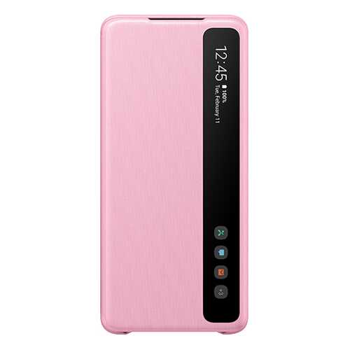 Чехол Samsung Smart Clear View Cover Y2 для Galaxy S20+ Pink в Билайн