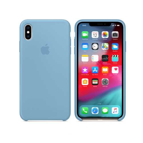 Чехол Silicone Case для Apple iPhone XS Max Cornflower (MWN4UFE/A) в Билайн