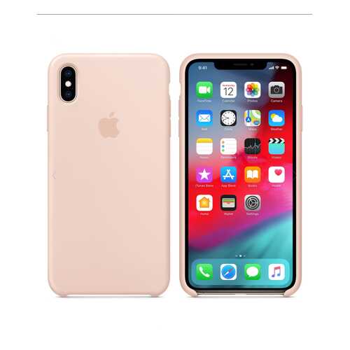 Чехол Silicone Case для Apple iPhone XS Max Pink Sand Pink песок (MWB10FE/A) в Билайн