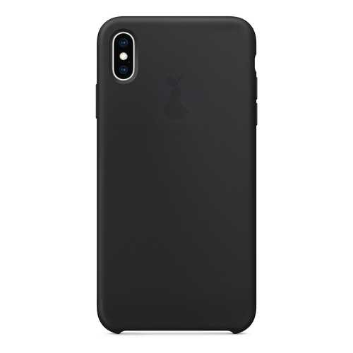 Чехол Silicone Case для iPhone XS Max, черный, SCIPXSM-18-BLAC в Билайн