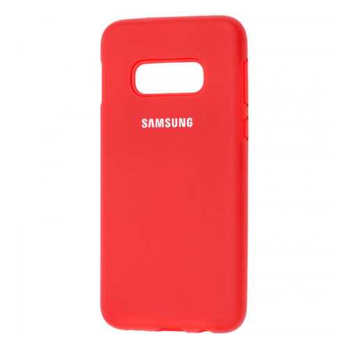 Чехол Silicone Cover для Samsung Galaxy S10 (full protective) Red в Билайн