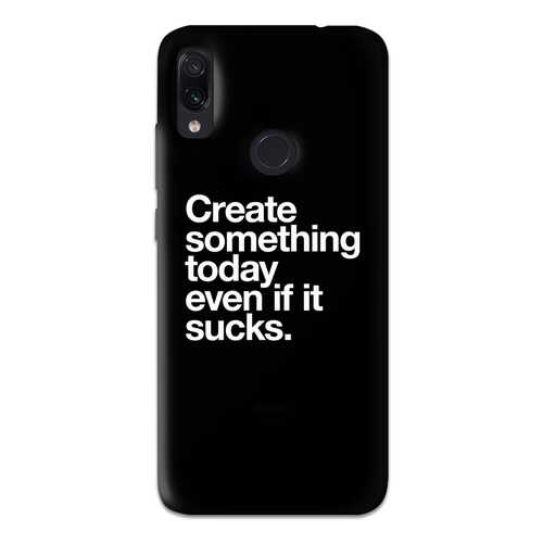 Чехол СМАКС Create something today для Xiaomi Redmi Note 7 в Билайн