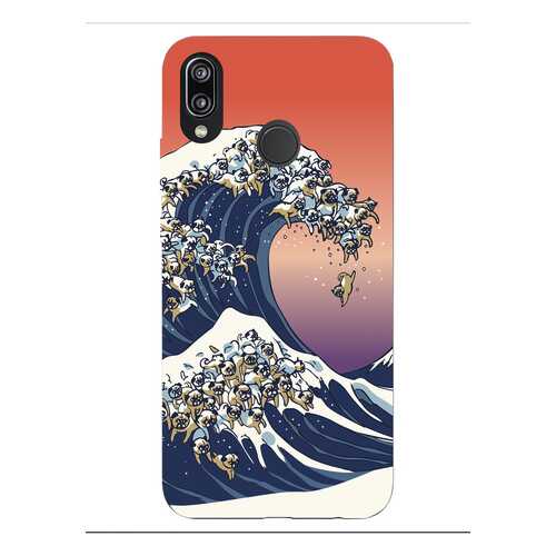 Чехол СМАКС The Great Wave of Pug для Huawei P20 Lite (2018) в Билайн