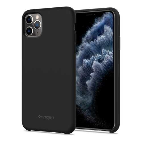 Чехол Spigen Silicone Fit 077CS27226 для iPhone 11 Pro Black в Билайн