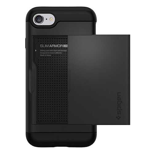 Чехол-визитница Spigen Slim Armor CS для Apple iPhone 7/8 Black (042CS20455) в Билайн