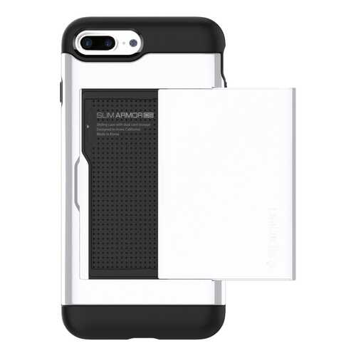 Чехол-визитница Spigen Slim Armor CS для iPhone 7 Plus/8 Plus Jet White (043CS21044) в Билайн