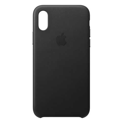 Кейс для iPhone Apple Leather XS кожаный черный MRWM2ZM/A в Билайн