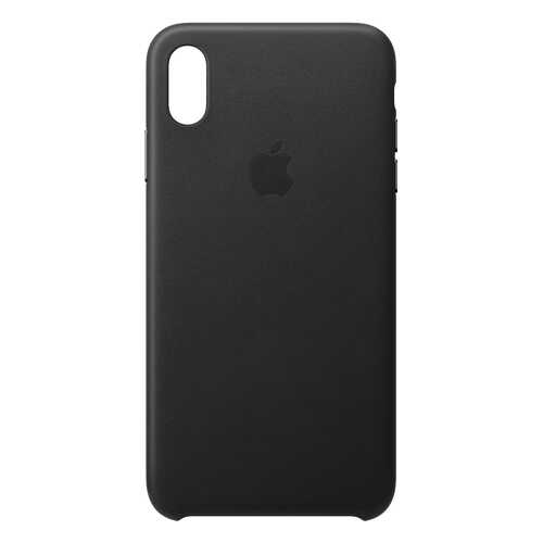 Кейс для iPhone Apple Leather XS Max кожаный черный MRWT2ZM/A в Билайн