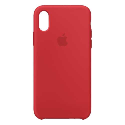 Кейс для iPhone Apple XS красный MRWC2ZM/A в Билайн