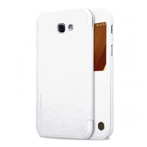 Кожаный Чехол (книжка) Nillkin Qin Series для Samsung A320 Galaxy A3 (2017) (White) в Билайн