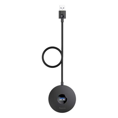 Адаптер Baseus round box USB HUB adapter 1m Black в Билайн