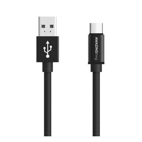 Кабель Amazingthing SupremeLink Ultimate Speed USB-Type-C Black 2m 3A в Билайн