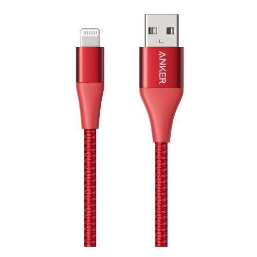 Кабель Anker Powerline+ II with lightning connector 90 см. B2C - UN Red Iteration 1 в Билайн