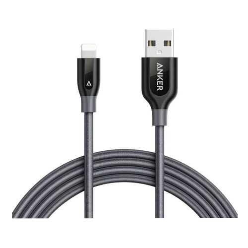 Кабель Anker Powerline Lightning 1,8м Grey (A8122HA1) в Билайн