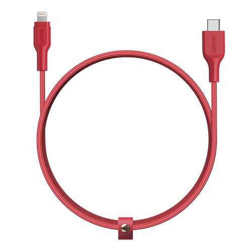 Кабель Aukey Braided Nylon USB-C to Lightning 2m Red (CB-CL2) в Билайн