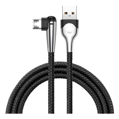 Кабель Baseus MVP Elbow Reversible microUSB 1m Black в Билайн