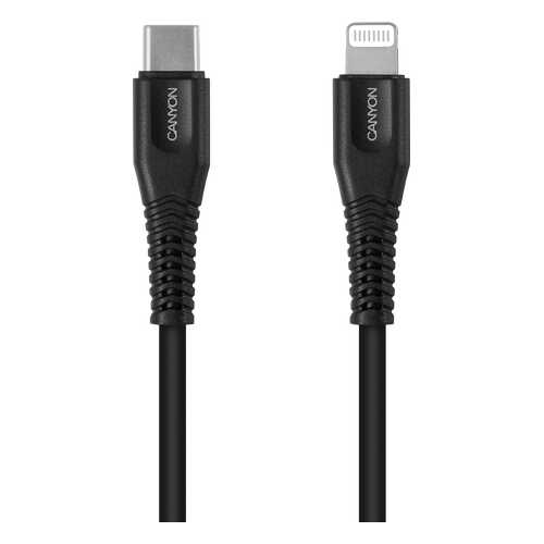 Кабель Canyon 1.2м MFI USB Type-C/Lightning Black в Билайн