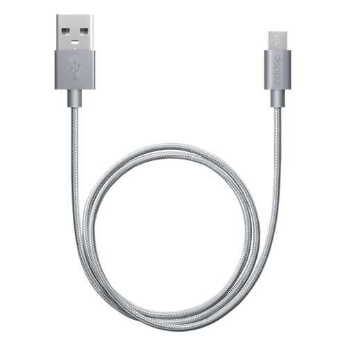 Кабель Deppa 72192 microUSB 1.2 м Silver в Билайн