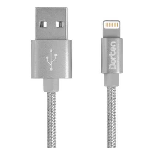 Кабель Dorten Metallic Lightning to USB Cable 2 м Space Gray в Билайн