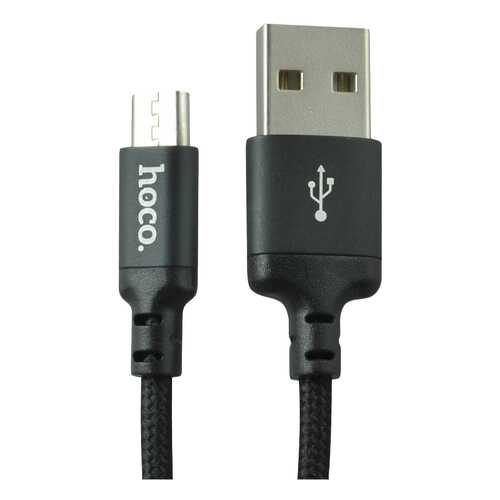 Кабель Hoco X14 Times speed microUSB 2м Black в Билайн