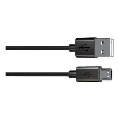 Кабель InterStep microUSB 1м Black в Билайн