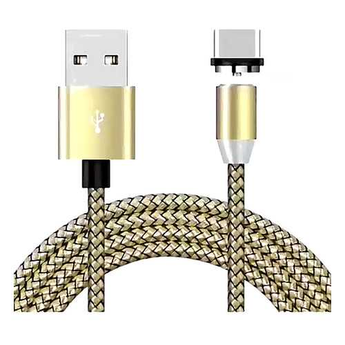 Кабель магнитный Zibelino DC Magnetic USB-USB Type-C (Gold) в Билайн