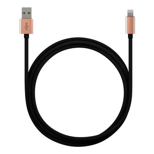 Кабель Vipe USB/Lightning MFI metal soft-touch Black (VPCBLMFIRUBBLK) в Билайн