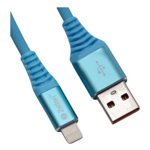 Кабель Zetton Lightning 1м Blue (ZTUSBRSTBEA8) в Билайн