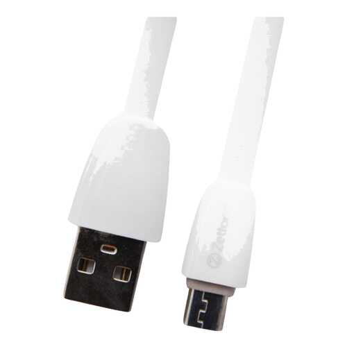 Кабель Zetton microUSB 1м White (ZTUSBFGTWEMC) в Билайн