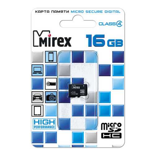 Карта памяти MIREX Micro SDHC 16GB в Билайн