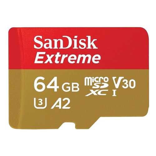 Карта памяти SanDisk Micro SDXC Extreme SDSQXA2-064G-GN6AA 64GB в Билайн