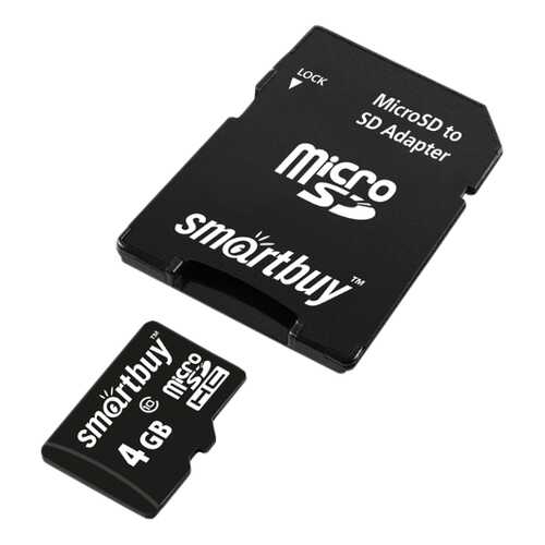 Карта памяти SmartBuy Micro SDHC SB4GBSDCL10-01 4GB в Билайн