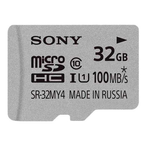 Карта памяти Sony Micro SDHC UHS-I SR-32MY4A 32GB в Билайн