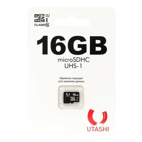Карта памяти UTASHI Micro SD UT16GBSDCL10-00 16GB в Билайн