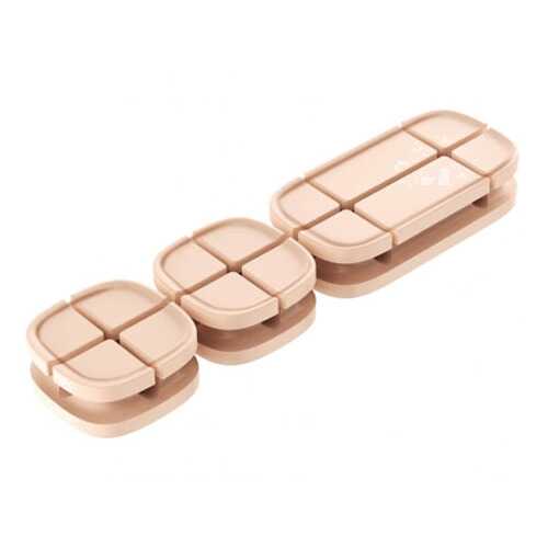 Держатель-зажим Baseus Cross Peas Cable Clip Gold в Билайн